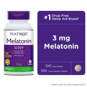 Natrol Melatonin Time Release 3Mg 100 (1X100 Tab)