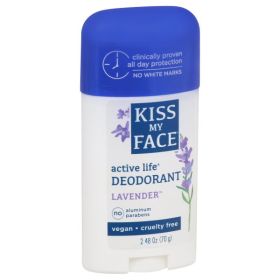 Kiss My Face Active Life Lavender Deodorant Stick (1X2.48 Oz)
