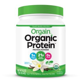 Orgain Organic Plant Based Protein Powder, Sweet Vanilla Bean (1X1.02 Lb  )