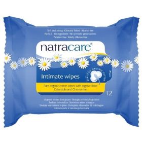 Natracare Intimate Cotton Wipes (12X12 Ct)
