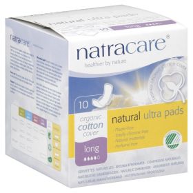 Natracare Ultra Long Pads With Wings (1X10 Ct)