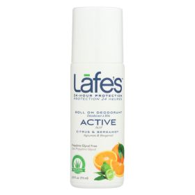 Lafe'S Roll-On Deodorant Active (1X2.5 Oz)