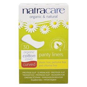 Natracare Curved Panty Shields (1X30 Ct)