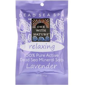 One With Nature O.W.N. Lavender Bathsalts (6X2.5 Oz)