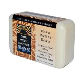 One With Nature Shea Butter Dead Sea Soap (1X7 Oz)